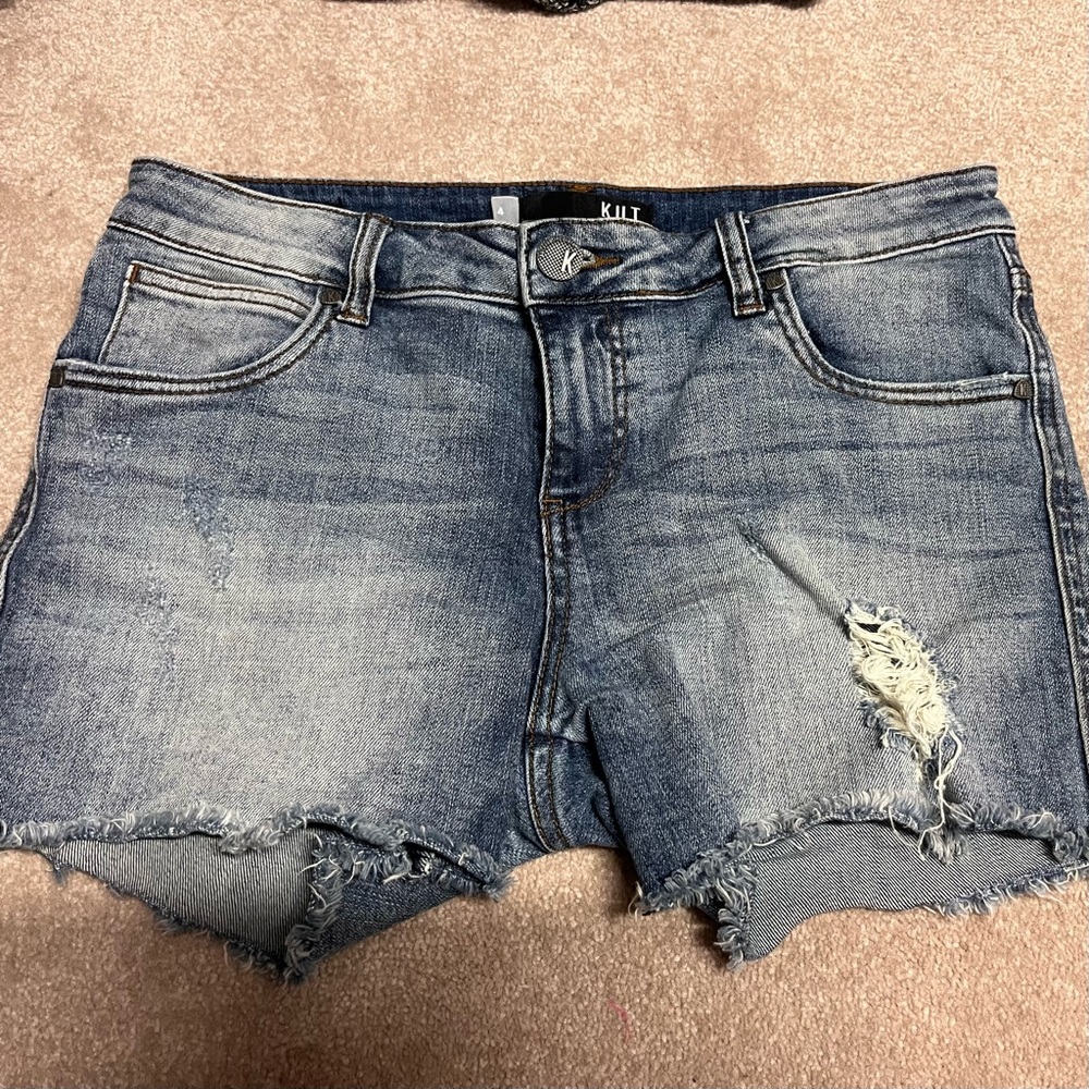 Kut From the Kloth Gidget Fray Shorts 4